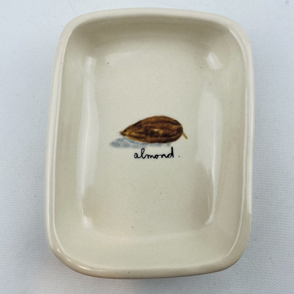 Rae Dunn Nut Dishes & Tray Serving Set of 4 Cashew Pistachio Almond Discontinued - Picture 6 of 9